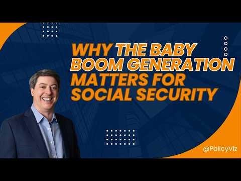 Why the Baby Boom Generation Matters for Social Security #socialsecurity #budget #policyviz