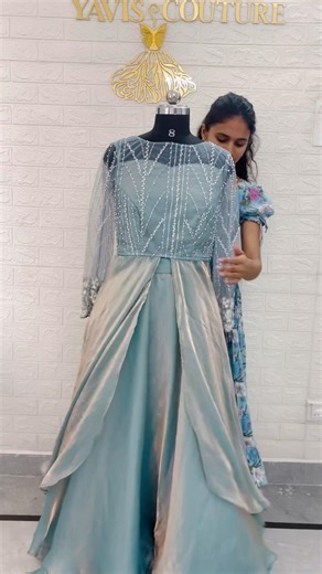 Customised mom and daughter combo #aaribusiness #fashion #embroiderylover #fashionstyle #saree