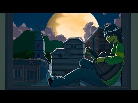 If Deltarunes 'Green Room' had a Night Theme...