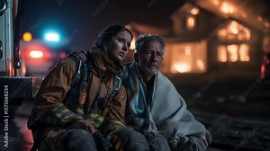 Emergency Response The Aftermath of a Devastating House Fire Incident