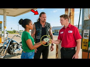 Black Woman Pays for a Hells Angel’s Gas, The Next Day, Dozens of Bikers Show Up at Her Door