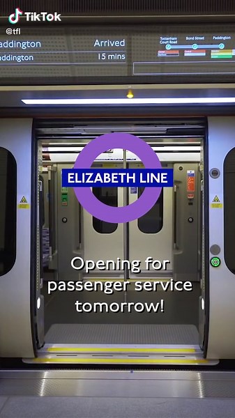 London Elizabeth Line Opens for Passenger Service Tomorrow!
