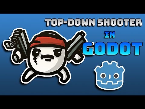Make A 2D Top-down Shooter In 10 MINUTES (Godot 4)