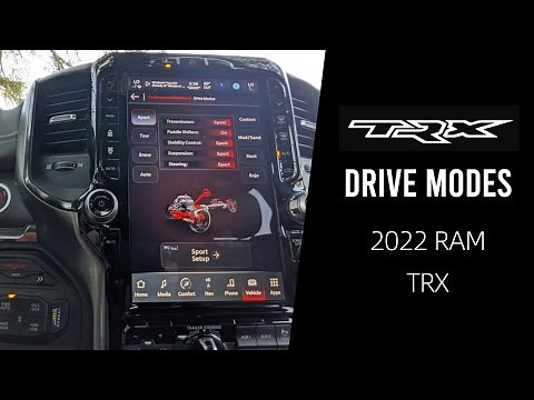 Drive Modes of the 2022 RAM TRX