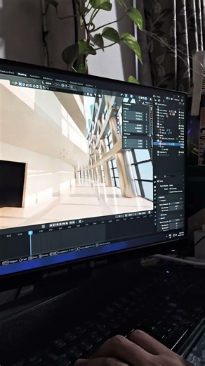 interior design blender 3d #shorts