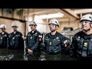 Inside a FLOODING WARSHIP sailors use these specialized tools (Naval Fleet School: Pacific)