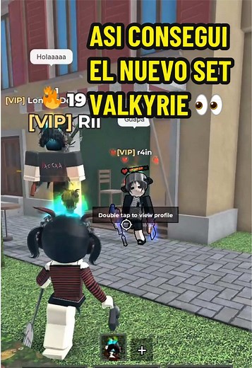 Riita volvió a conseguir el nuevo set Valkyrie 😰 #riiduelos #duelos #duelosasesinosvssheriffs #roblox #setvalkyrie