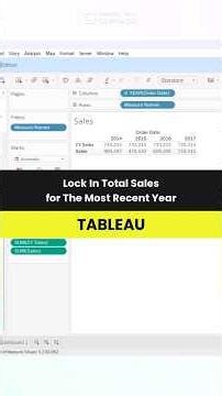 Tableau Trick: Latest Year Sales with FIXED LOD! 🔥#TableauTips #LevelOfDetail #FIXED #DataAnalytics