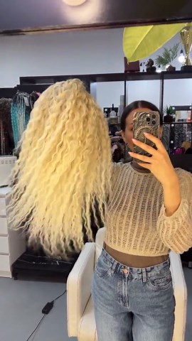 Handmade 3D Curly Hair Extensions | DE Curls, 55 Cm (60 Pcs) - Etsy