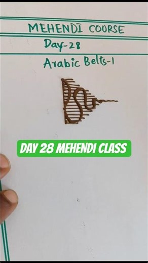 Day 28 Mehendi class #mehendiclass #mehendi #mehendionlinecourse #mehendidesigns #hennadesign