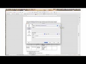 LibreOffice: creating hyperlink to email addresses