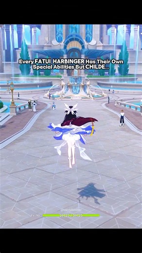Every Fatui Harbinger Has Their own Special Abilities But Childe #genshinimpact #genshin #shorts