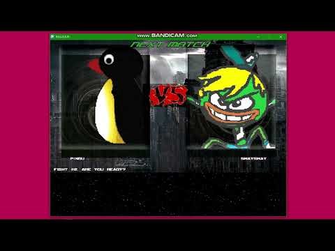 MUGEN REQUEST:Pingu -Arcade Longplay (2 Matches)|MUGEN ALL STARS 1.1B🐧
