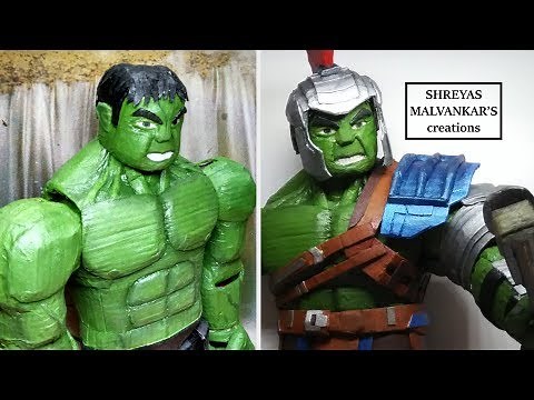 Cardboard Hulk Suit Up