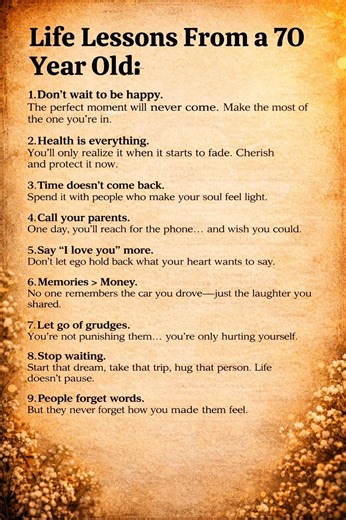 9 Life Lessons a 70-Year-Old Wants You to Know 😔 | Don’t Ignore #7
