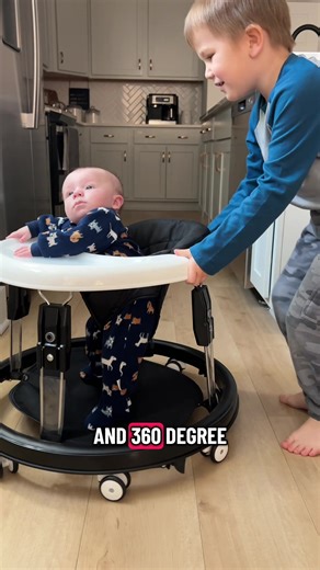 A baby essential - Perfect for your future walker 👶🏼 Equipped with 5 height adjustment to accommodate all ages Features full wrap-around anti-fall cushion and anti-roll strips Includes a removable, BPA-free, PVC-free dinner tray 360 degree wheel design with brakes, allows for movement and stationary positioning Designed for easy folding and storage, making it simple to transport and store ##baby##babywalker##babyessentials##babyproducts##babyproductsyouneed