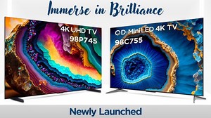 TCL P745, C755 QD-Mini LED 4K Google TVs Launched in India at These Prices