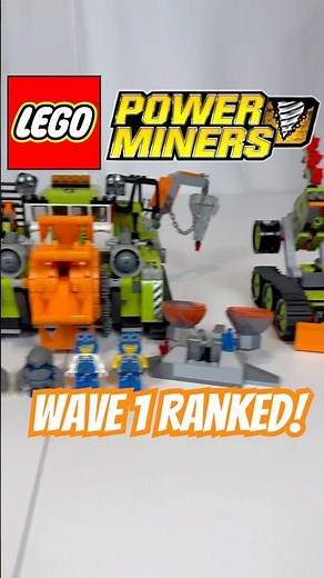 Ranking Every LEGO Power Miners Wave 1 Set!! 👌😮‍💨 #lego #legosets #legonostalgia #ranking