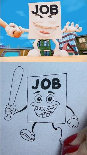 How to draw Job Job Job Sahur - Italian brainrot #brainrot #drawing