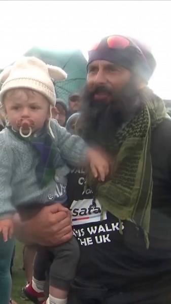 Six years ago Chris Lewis took a step “into the unknown” after slipping into depression and anxiety and decided to walk the entire length of the UK coastline. His journey has raised hundreds of thousands of pounds to support the armed forces. Link in bio for more 🔗 #charitywalk #UKcoastline #mentalhealth | Sky News