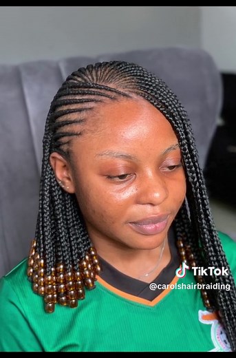 2024 Fishtail Hairstyles in Zambia with Beads - Trending Styles