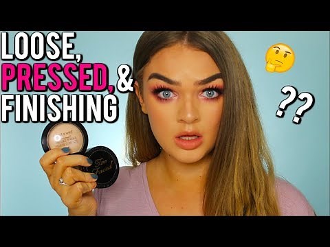 Loose Powder vs Pressed Powder | How to Use Setting Powder
