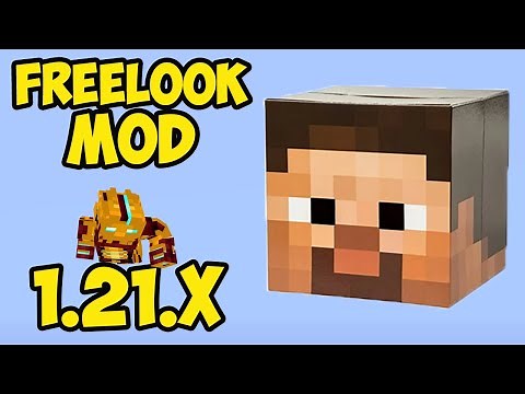 Minecraft FREELOOK 1.21.10 Fabric - how to use (Spotlight) (Freelook Mod 1.21.10 Fabric)