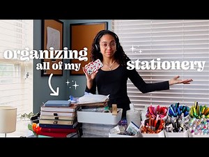 organizing and decluttering my ENTIRE stationery collection 🌷 + [CLOSED] GIVEAWAY!
