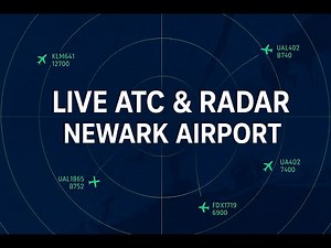 🔴 Live Newark International Airport (KEWR) Radar Spotting– Real-Time Air Traffic & Communications