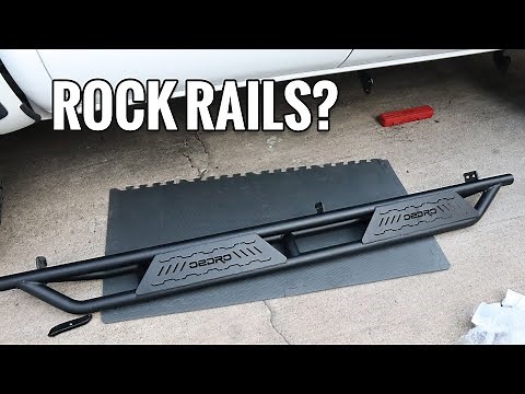 OEDRO Running Board Rock Crawler Style Install and Review | Flake Garage Toyota Tacoma TRD