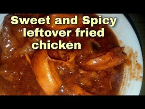 How to cook leftover fried chicken more delicious and taste it more specialeasy recipe|Adeya Vlog