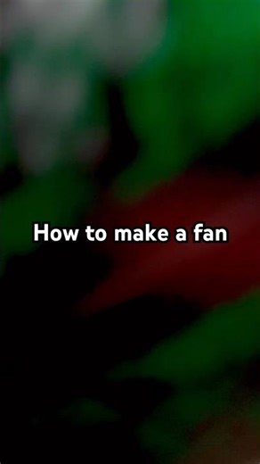 How to make a fan #cards