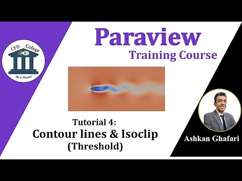 How to plot contours in 3D simulation in Paraview? | Paraview Tutorial 4