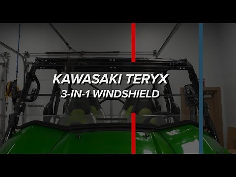 How to Install SuperATV's 3 in 1 Windshield on the Kawasaki Teryx