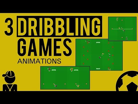 n°06 | 3 Dribbling Games | Football - Soccer Training | Animations | U8 - U9 - U10 - U11 - U12 - ..