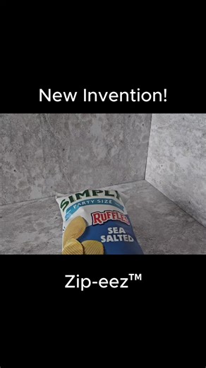 it just melts my anxiety away, put it in the cart 😁 zip-eez™️ coming soon!! #zipeez #stickitandzipit #snackhack #chipclip #chipbag