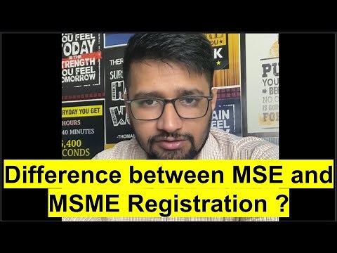 Difference between MSE and MSME certificate | Benefits of MSME and MSE certificate in tender , Gem