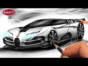#bugatti #centodieci DRAWING BUGATTI CENTODIECI $10 MILLION HYPERCAR