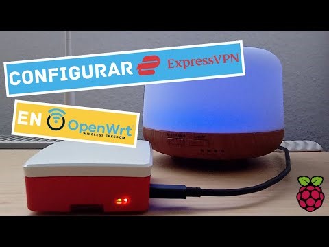 ¿Cómo configurar Express VPN usando OpenVPN dentro de OpenWRT corriendo en una Raspberry Pi?