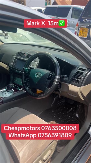 Mark X 2007 push to start at the cheapest price ever in town🔥 At only 15m u can drive your dreams today! #markxlover #cheapmotors #monday @💞🪽 Patricia 🦋🦋 @Battemotors @Ivanwalla motorz🚙 @FOR THE LOVE OF CARS🚗🔑 @KASUKU🦜