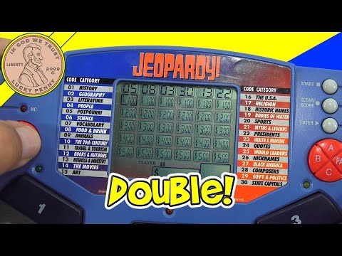 How To Play Jeopardy The Handheld Game From Tiger Electronics