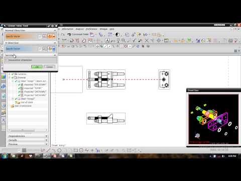 Hướng dẫn xuất bản vẽ 2d trên phần mềm NX Siemens phần 1