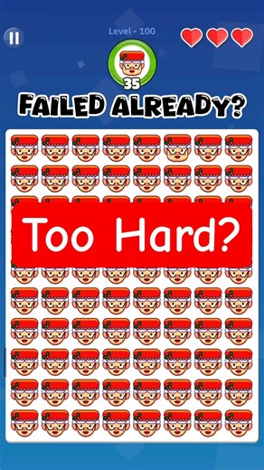 Find the Santa Without Glasses! 🎅🔍 #shorts