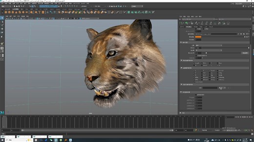 XGEN颜色预览及渲染设置