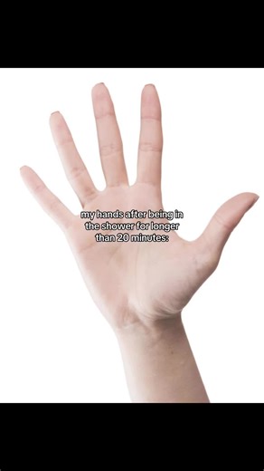 What Happens to Your Hands After Long Showers
