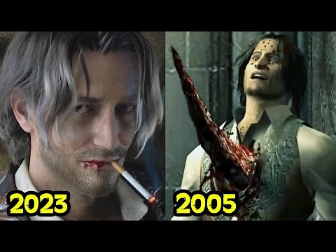 All Characters Death Scenes 2005 VS 2023 - Resident Evil Remake