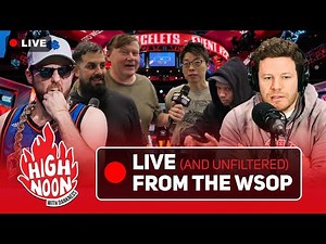 LIVE WSOP coverage from the Horseshoe with Will Jaffe, Ryan DePaulo, Mintzy, and Natalie Bode