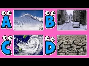 A to Z Natural Disasters for Kids Fun Alphabet Learning with Disasters Educational A–Z Animation