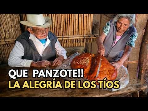 Que panzote!!! Le alegría de los tíos al recibir su pan 🤠🙏