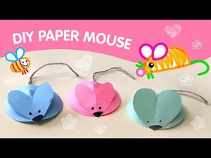 DIY Paper Mouse | How to Make a Paper Mouse Tutorial